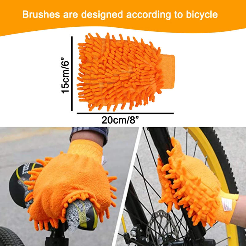Description Picture 3 of itemChain Cleaner Cleaning Bicycle Chain Brush Wash Tool Set MTB Road Bike Protection Oil Chain Gear Grunge Brush for Mountain Bike