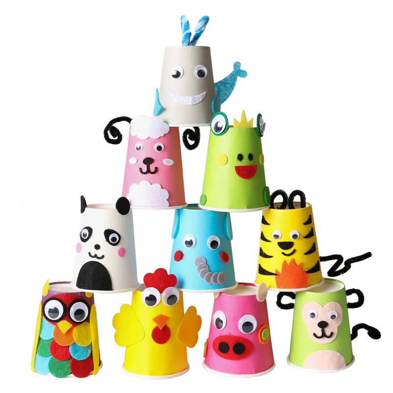 Description Picture 6 of item100Ps Self-Adhesive Wiggly Googly Doll Eye Movable Simulation Cartoon Animal Eyeball DIY Kindergarten Children Craft Supplies