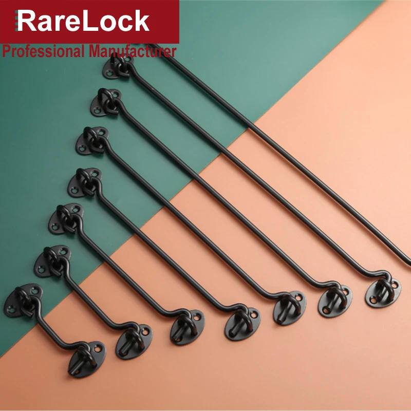 Description Picture 5 of itemStainless Door Hasp Window Hook Door Limit Fixing Windproof Brace Hook Lock Sliding Door Lock MA126 H