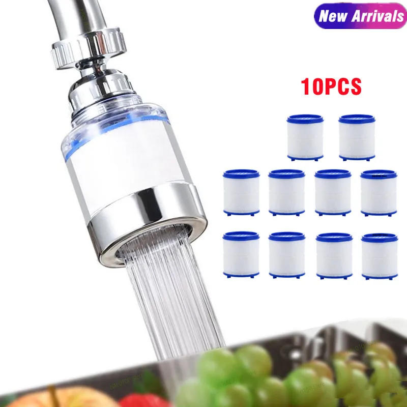 Description Picture 2 of item10pcs Faucet Water Filter Element Remove Chlorine Heavy Metals Filtered Showers Head Bath Filtration Purifier Soften Hard Water