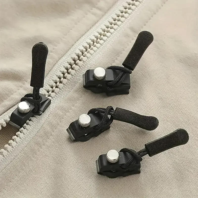 Description Picture 2 of itemUniversal Zipper Repair Kit Quick Instant Detachable Zipper Head Replacement Zipper Slider Pull for Jacket Bags Coat Free Sewing
