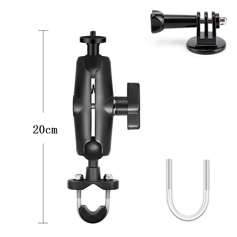 Description Picture 6 of itemMotorcycle Bicycle Handlebar Base Mount Bracket Clip for Insta360 X4 X3 GoPro 12 11 10 DJI Action 4 3 1.5m Extended Selfie Stick