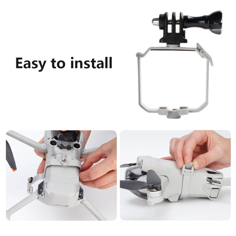 Description Picture 4 of itemTop Extension Body Extend Bracket For Insta360 go 2 Camera Mount Base Adapter for DJI Mini 3 Pro/Mini 3 Drone Accessories