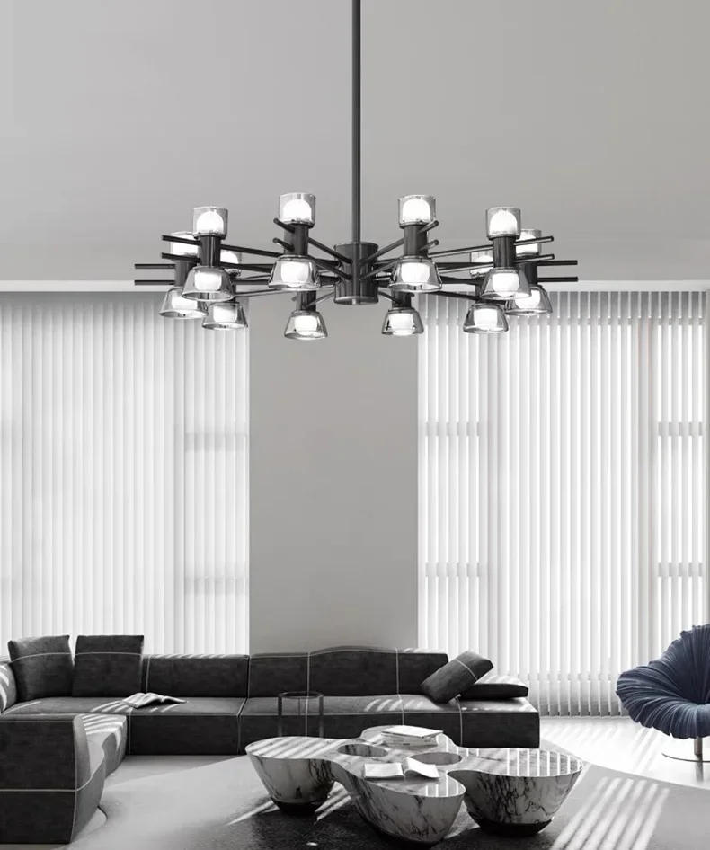 Description Picture 3 of itemItalian style minimalist living room pendant light Nordic luxury modern home decoration LED light dining room indoor lighting