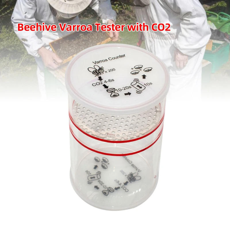 Description Picture 4 of itemVarroa Tester CO2 for Honey Bees Varroa Easy Check Test Bee Mite Monitoring Tool for Beehive Beekeeping Supply Beehive Equipment