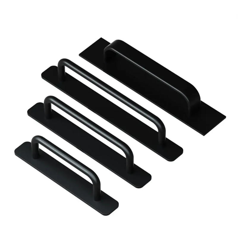 Description Picture 4 of itemAluminum Punch-free Toilet Window Sliding Furniture Hardware Cabinet Pulls Door Knobs Door Handle