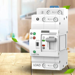 ATS Dual Power Automatic Electrical Transfer Switch 2P 63A 220V For Generator Intelligence Light Switch Intelligence Home