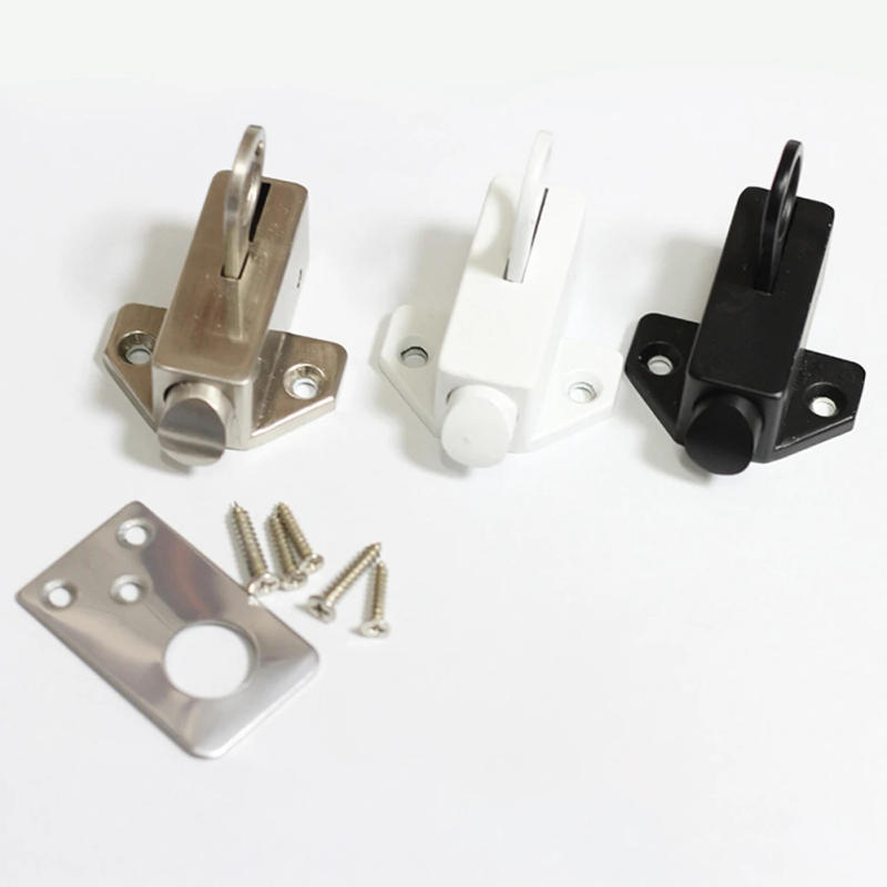 Description Picture 6 of itemAutomatic Door Bolt Latch Home Window Gate Security Pull Ring Spring Bounce Door Bolt Automatic Latch Lock