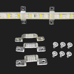 LED Strip Led Connector Tiras de Luces Led Fix Holder Clips with Screw Cable Management For 12V 2835 5050 Fita Led RGB Led Light