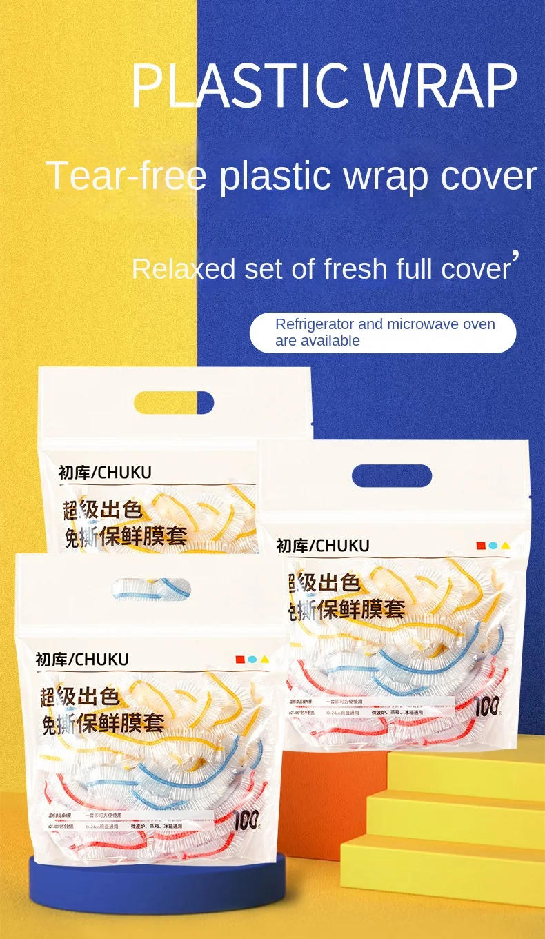 Description Picture 2 of itemReusable Food Wrap Storage Covers Bags For Bowl Elastic Plate Silicone Lid Cover Kitchen Fruit Plastic Fresh-Keeping Seal