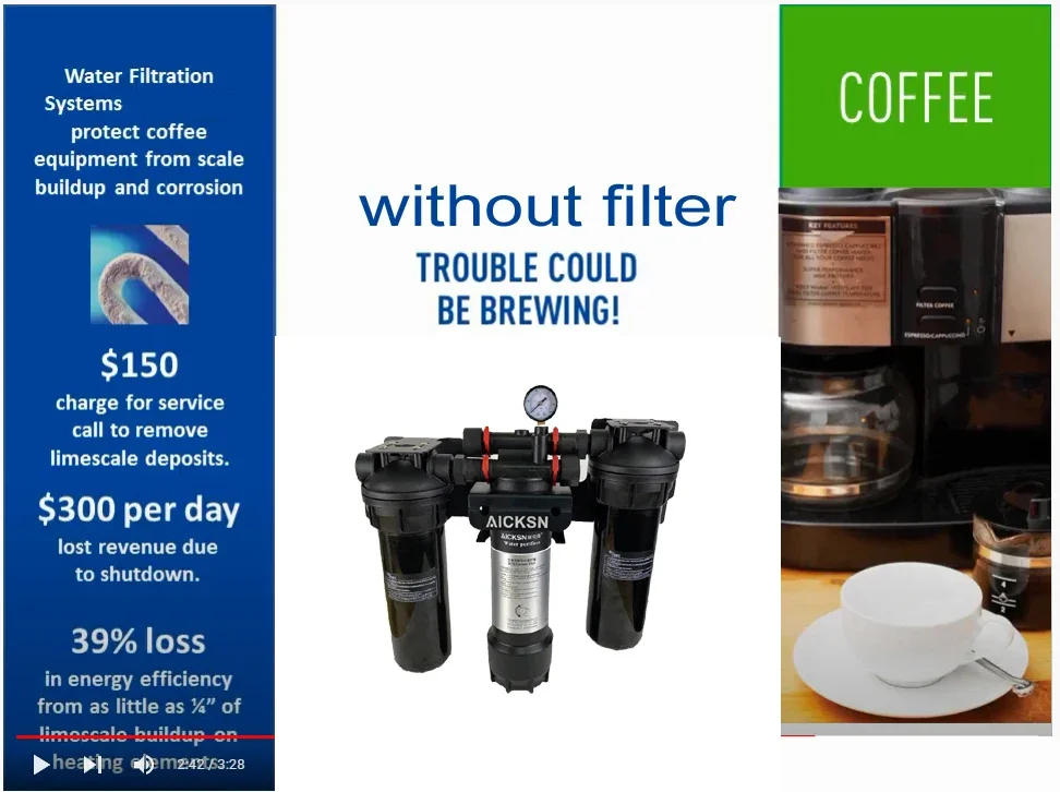 Description Picture 6 of itemDesktop Water DispenserAicksn C1-200-2 Water Filter Purifier Household Use WIFI And Commercial Use Ultrafiltration Filter