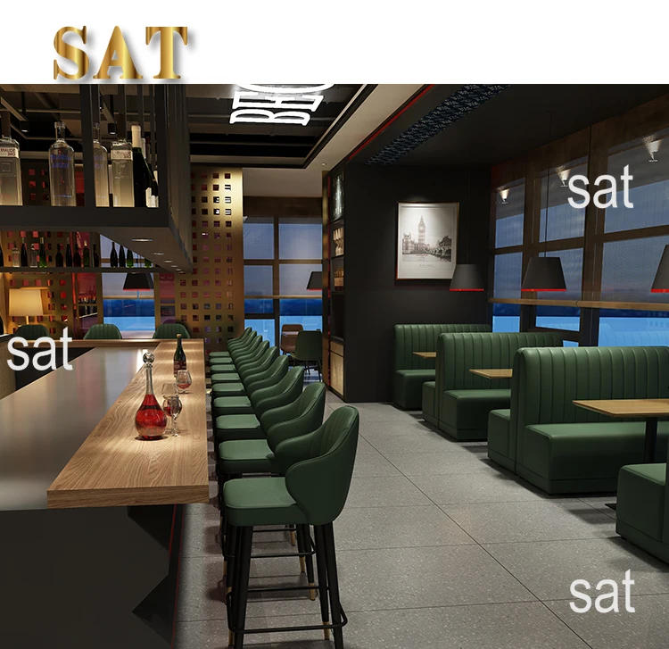 Description Picture 2 of itemModern minimalist vintage restaurant Tables and chairs Direct Factory Commercial restaurant furniture Cafe Bar use wholesale