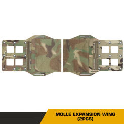 2PCS MOLLE Expansion Wing Tactical Vest Plate Carrier Expander Mounting Platform Knives Pouches Holder MK5 Chest Rig Accessories