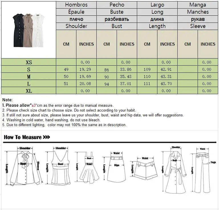 Description Picture 2 of itemTRAF Dress for Women Fashion Summer New Fold Sleeveless V-neck Single Breasted Midi Dresses French Chic Female Evening Clothing
