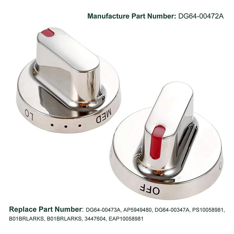 Description Picture 6 of itemDG64-00472A Range Stove Knob Replaces DG64-00472A DG64-00347B NX58F5500SS NX58F5500SS