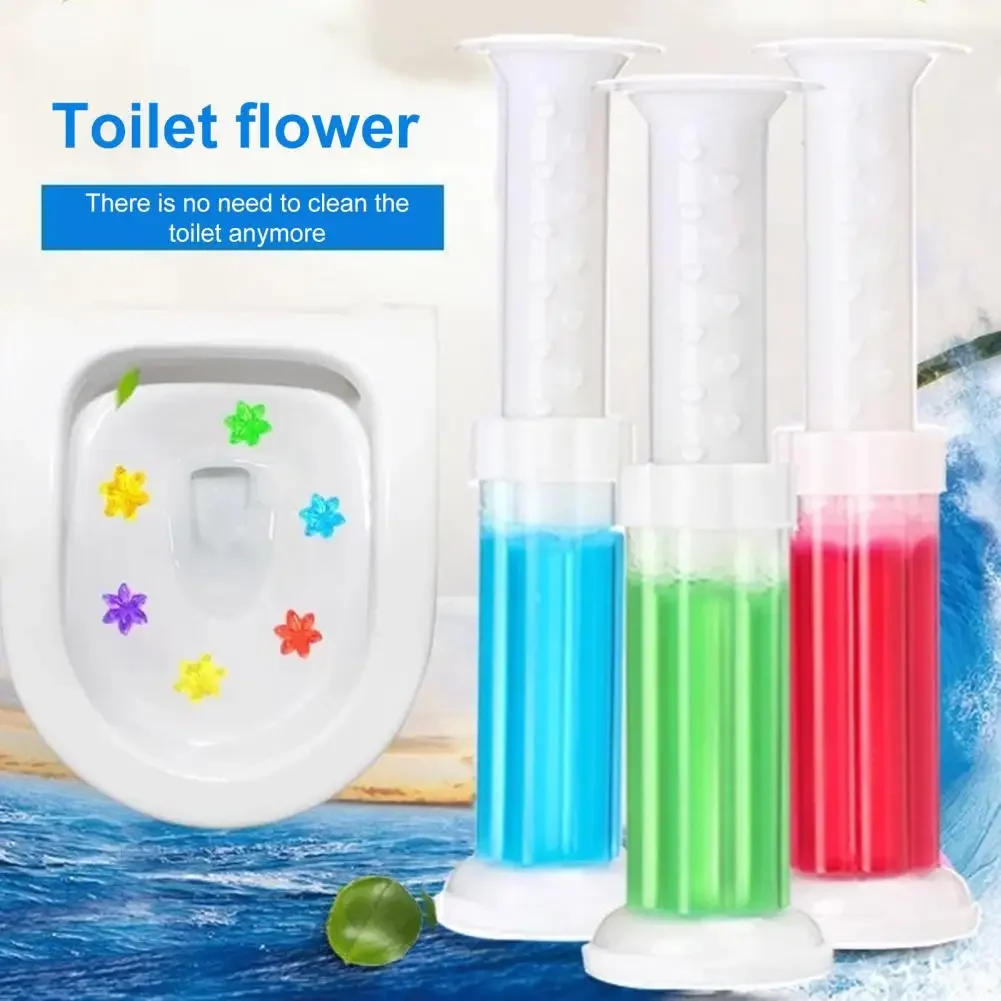 Description Picture 3 of itemAutomatic Toilet Cleaner Gel Flowers Long Lasting 10Days Toilet Bowl Cleaner with Lavender Scent Freshener for Siphon Inner Wall