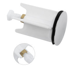 Wash Basin Plugs Universal Copper Cover Sink Bathroom 40mm Pop-Up Plug Replacement Drain Plug Bathroom Faucet Fixture