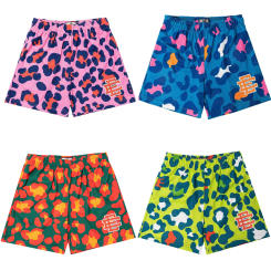 2024 New Summer Eric Emanuel EE Basic Mesh Short Classic Floral Printed Gym Shorts Men's Gym Basketball Sports Beach Shorts