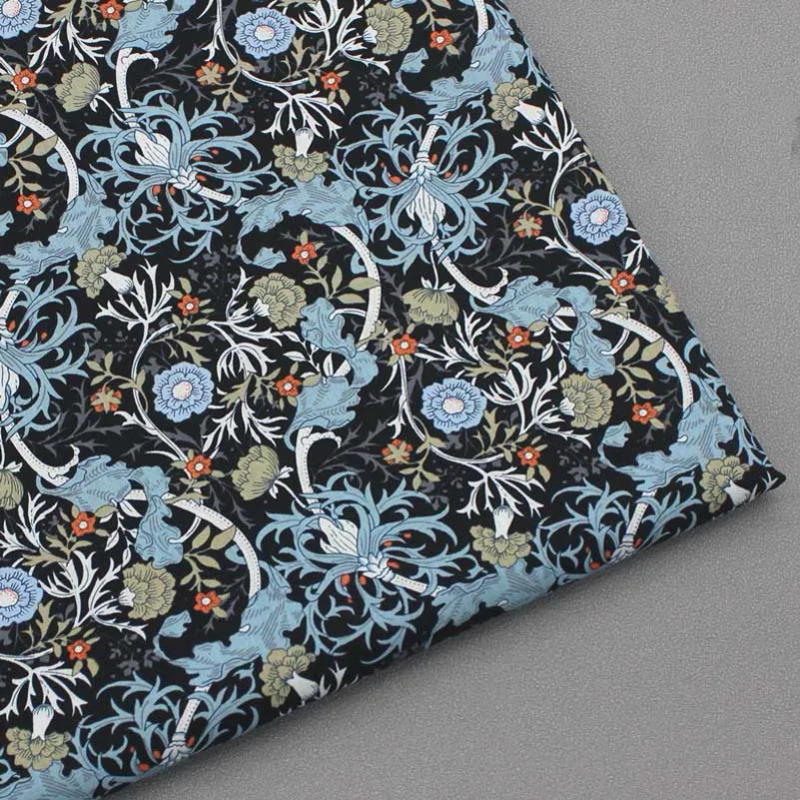 Description Picture 6 of itemWilliam Morris Fabric Thin Cotton Poplin Classic Pattern for Sewing Dresses Clothes by Half Meter