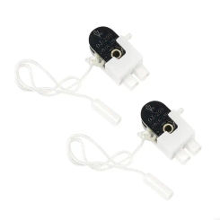 85DB Simple 2pcs Pull Cord Switches Multifunctional Plastic Pull Chain Switches set