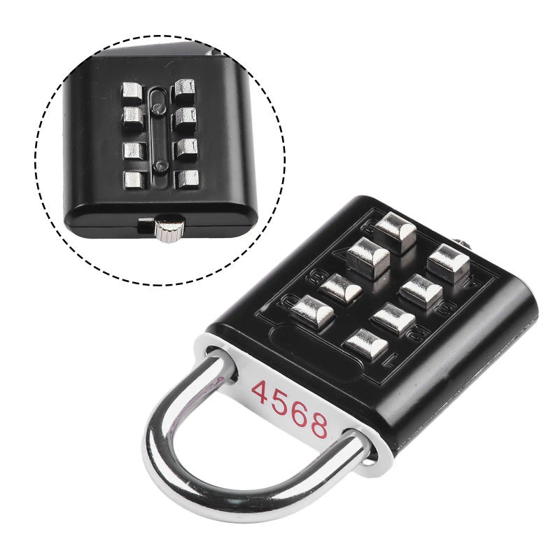 Description Picture 6 of itemTravel Essential Zinc Alloy Suitcase Password Lock 8 Digit Combination Padlock Solid Steel Body Convenient And Secure