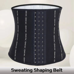 Women's Breathable and Sweaty Waist Belt with 13 Bone Breasted Tight Fitting Waist Band Fitness and Shaping Waist Band