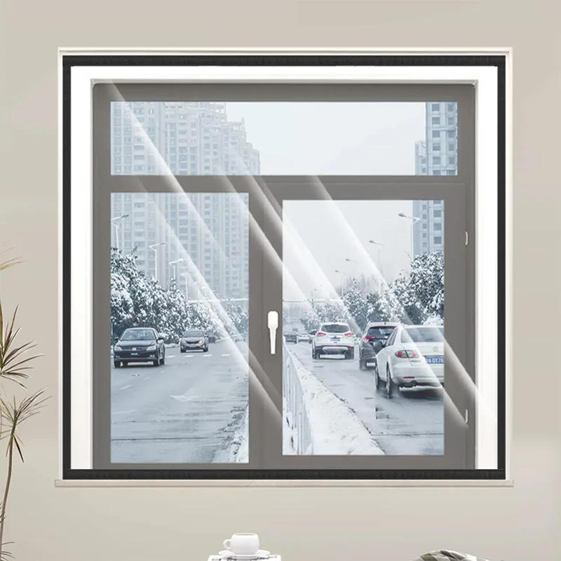 Description Picture 2 of itemCustomizable winter warm curtains, windproof sealed windows, household cold insulation, anti freezing window insulation film