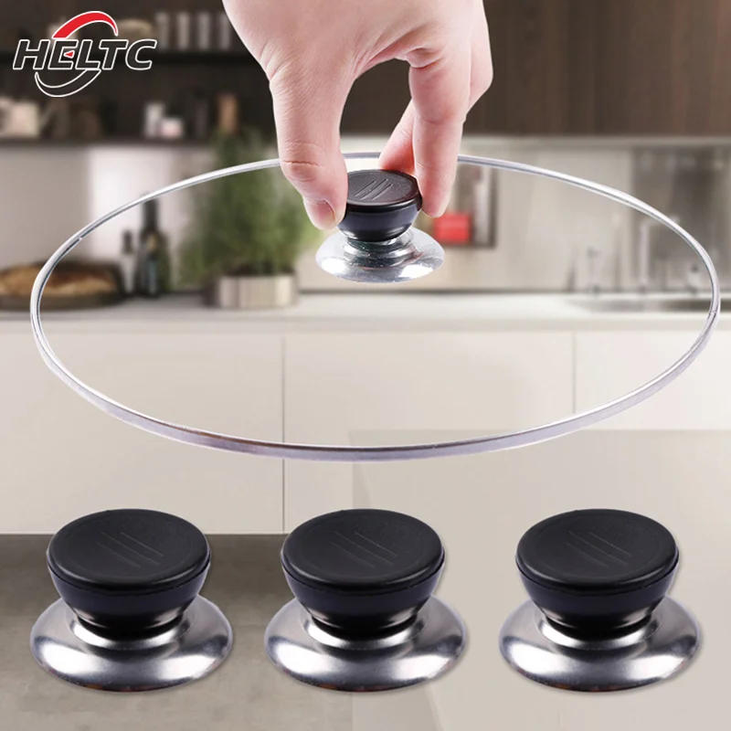 Description Picture 5 of item1/3Pcs Pan Pot Lid Handle Universal Cookware Parts Pan Hand Grip Cover Replacement Pot Caps Lid Knob Handle Kitchen Accessories