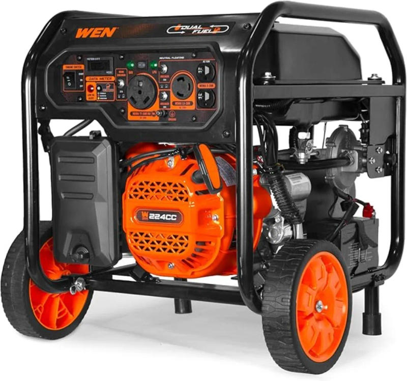 Description Picture 3 of item5600-Watt Dual Fuel Electric Start Generator with CO Watchdog 4.3-gallon Gas Tank Provide Up To 12.5 Hours of Half-load Run Time