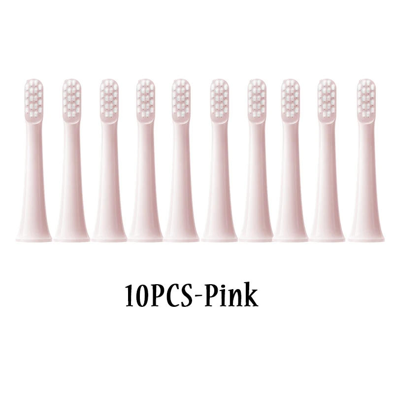 Description Picture 2 of item10pcs Replacment Heads For XIAOMI T100 Sonic Electric Toothbrush Soft Vacuum DuPont Whitening Clean Bristle Brush Nozzles Head