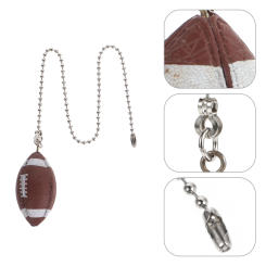 Ceiling Light Chain Baseball Pendant Decor Hanging Lamp Pendants Decoration Brown