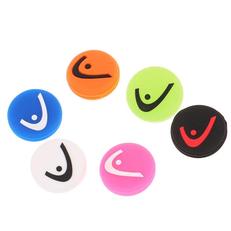 Description Picture 6 of item1 Pc Colorful Circle Tennis Racket Shock Absorber Vibration Dampeners Anti-vibration Silicone Sports Accessories