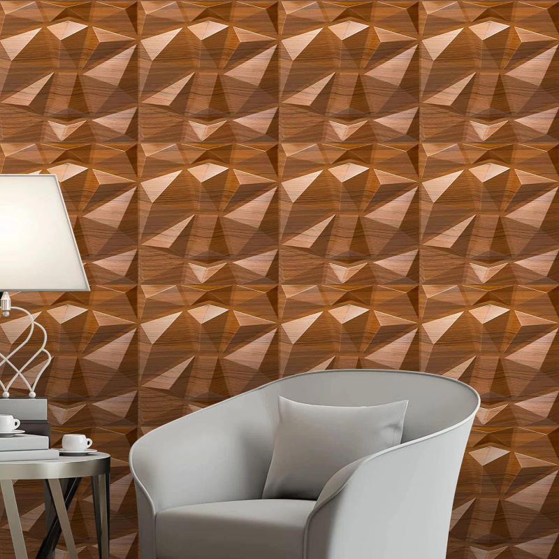 Description Picture 2 of item12/20pcs 3D pvc wall panels for indoor wall decoration, living room hall bedroom hotel office,30.48 x 30.48cm