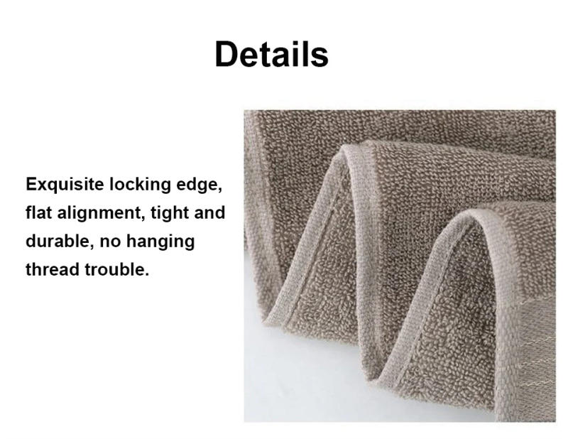 Description Picture 6 of itemYLW Pure Cotton Towel Microfiber Quick Dry Hair Towel Water Absorption Bath Towel Solid Color Golden Silk Face Towel