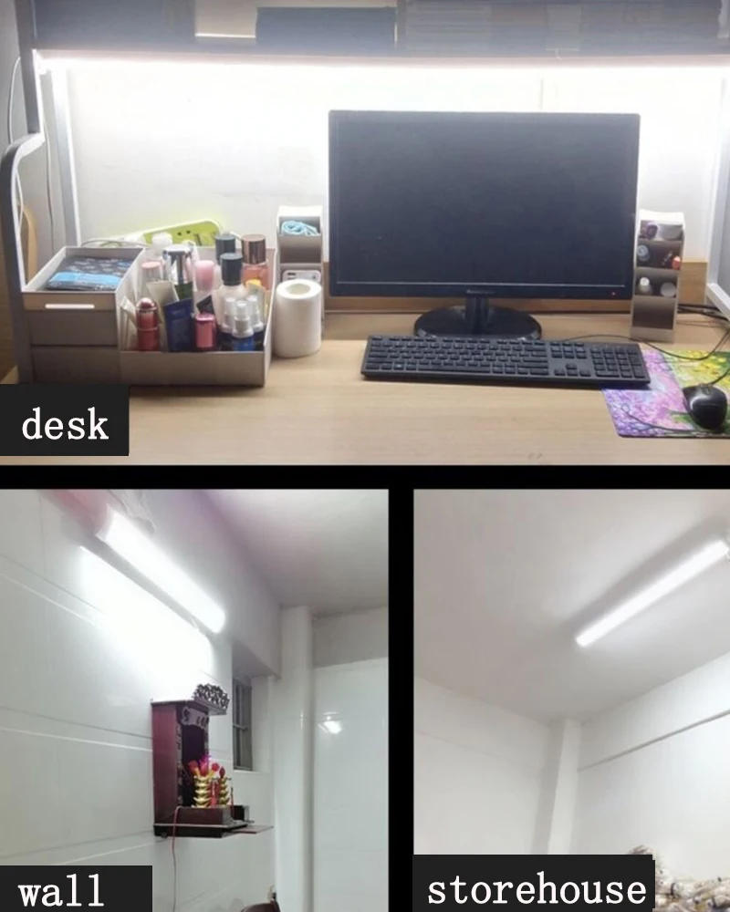 Description Picture 6 of itemWholesale LED Kitchen Tube Lamp Lighting Strip Lamp Super Bright 110V 20W Bedroom Cabinet Work Light Led Bulb fixtureTube Light