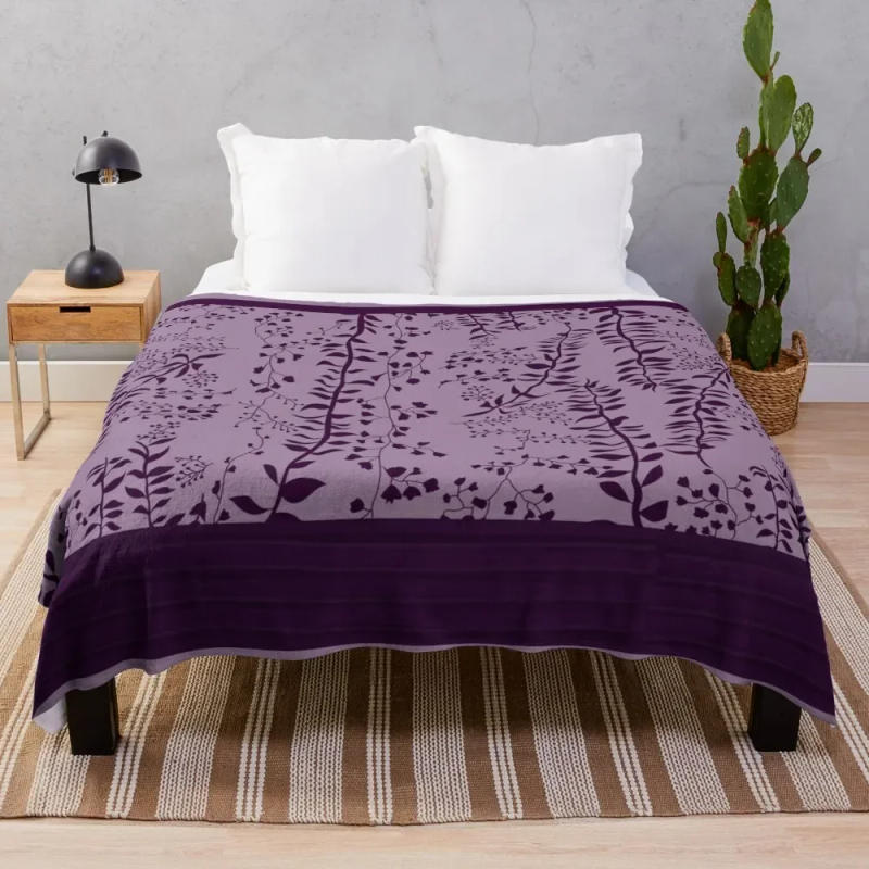 Description Picture 5 of itemBella Swan's Comforter Set Replica | Purples Cool - Version 2 | Twilight Saga Fanart Throw Blanket Designers Blankets