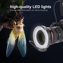 Camera Ring Flash DSLR Flash  FC-100 Portable Universal LED Ring Flash Video Camera Fill Light Kit Photography Accessor