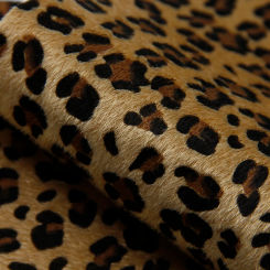 Short Plush Velvet Faux Leather Sheets Sexy Leopard For Bows Crafts Synthetic Leather Fabric DIY Handmade Material 1Yc19875