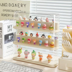 Figure Storage Box for Figures Acrylic Transparent Ornaments Dust Proof With Lid Boxes Organizer Locker Blind Display Action