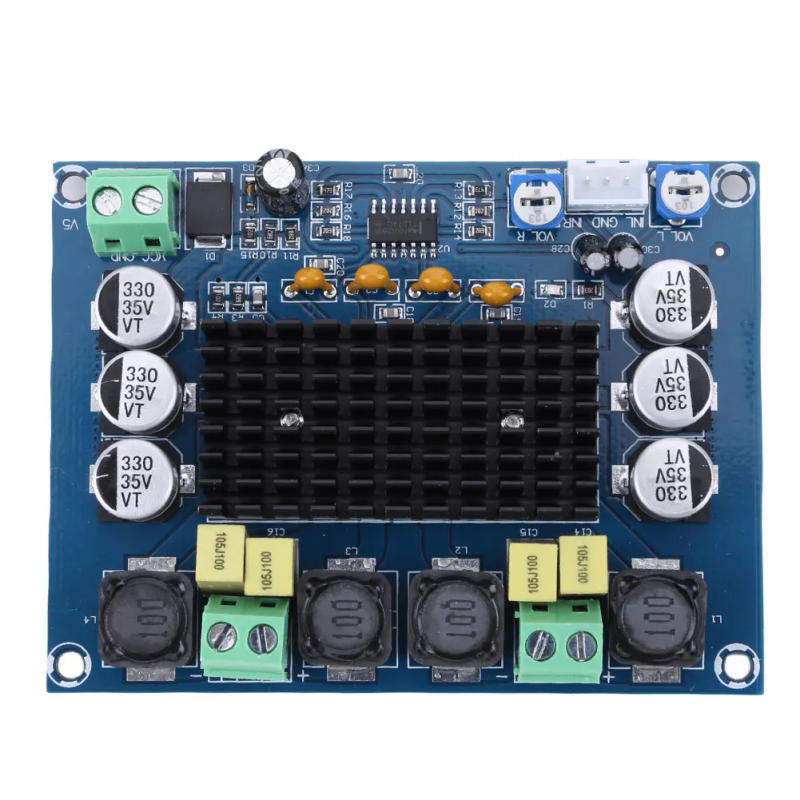 Description Picture 6 of itemXH-M543 Versatile Stereo Speaker Amplifier 2*120W Made In China TPA3116D2 DC 12-26V 2 Channel for Speaker Electronic DIY Kit