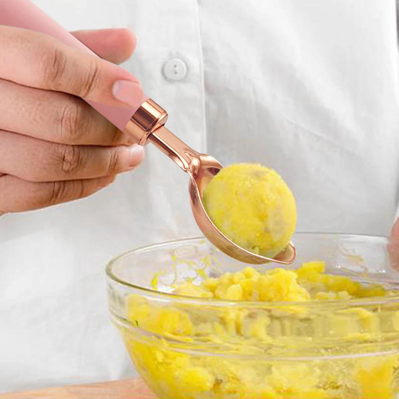 Description Picture 4 of itemEHZ Gold Kitchen Tools Gadgets Anti-Slip Handles Can Opener Egg Beater Premium Utensils Kitchen Cooking Accessories