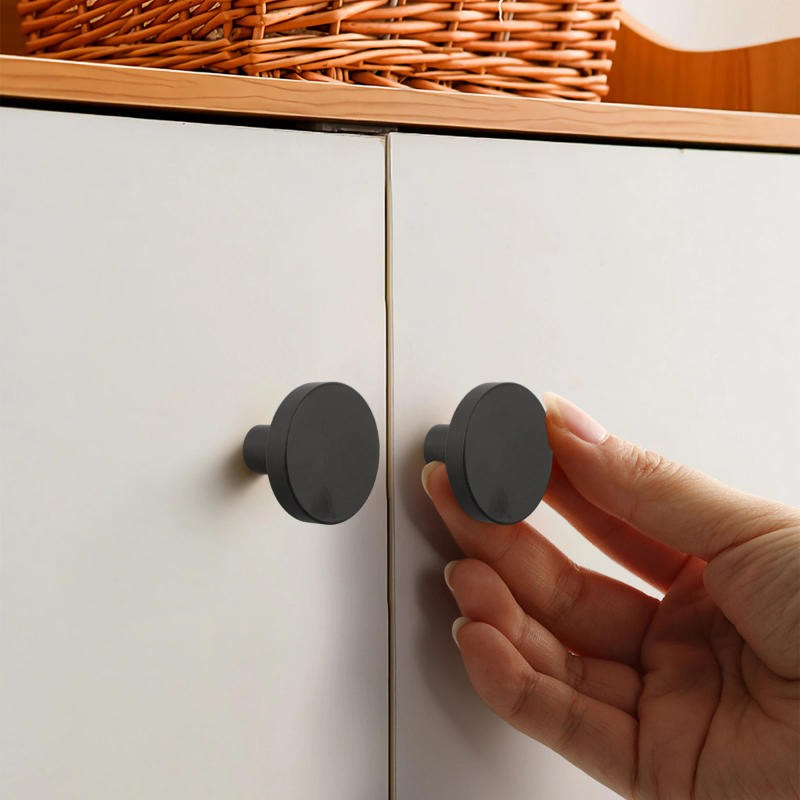 Description Picture 6 of item4pcs Furniture Knobs Round Cabinet Handles Bathroom Funiture Pulls Aluminium Drawer Small Knobs Furniture Hardware