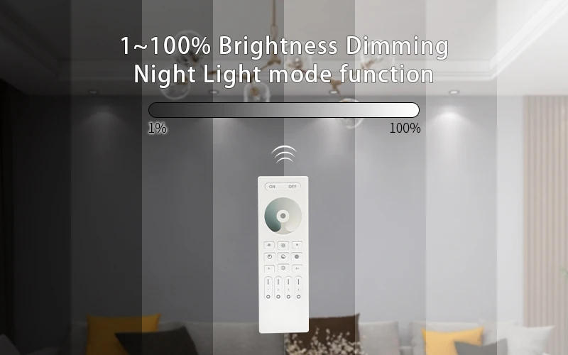 Description Picture 6 of itemDimmer Controller Triac-LED Tuya Wi-Fi Zigbee 3.0 RF Push Switch Control Remote Control 2.4G Alexa Google 154-308W, AC110V 240V