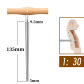 Violin peg 3-4 4-4