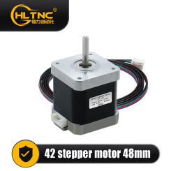 3D Printer Nema 17 Stepper Motor 0.45N.m 42HS48mm 65ozin 4.5kg.cm Single Axis 5mm Current 1.5A For CNC Router
