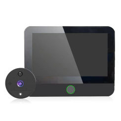 Home Security Door Viewer Camera PIR Motion Detection Doorbell 1080P Security Camera 24-hour Remote Real-time Viewing