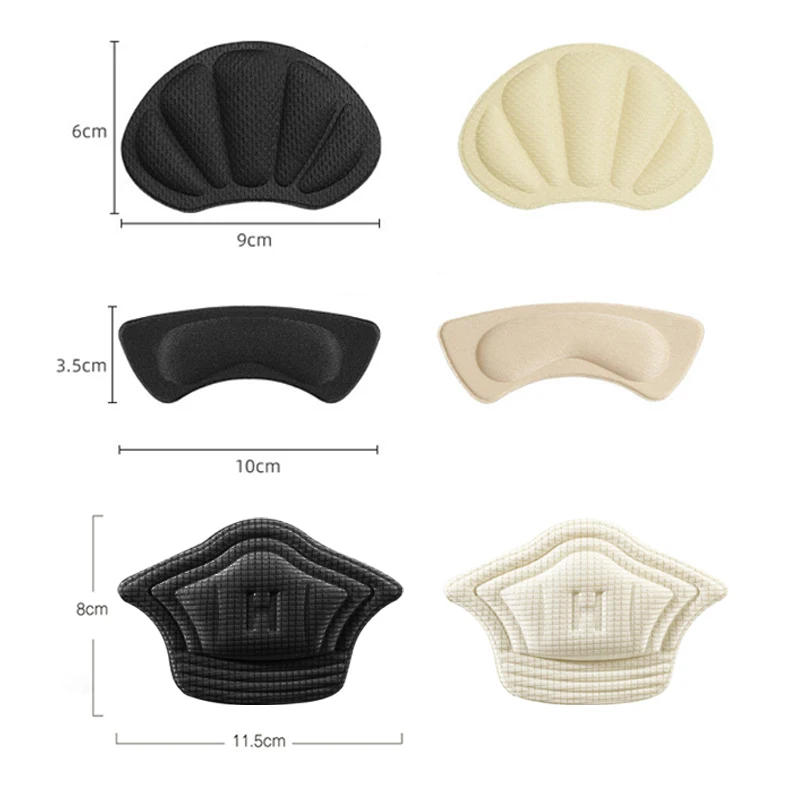 Description Picture 3 of item2pcs Shoes Pads Sports Shoe Heel Cushion Pad Adjustable Antiwear Feet Inserts Insoles Can Be Cut Heel Protector Sticker Insole