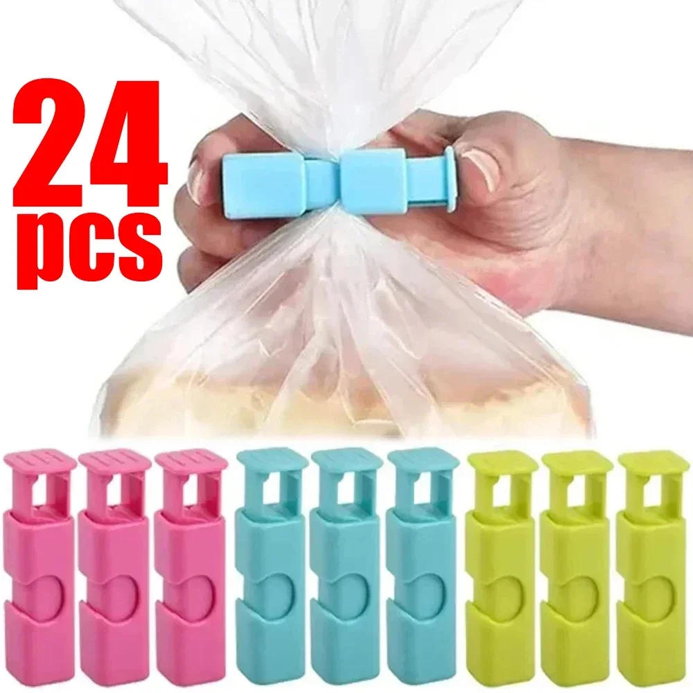 Description Picture 3 of item24/1Pcs Reusable Food Sealing Clips Plastic Pocket Sealing Clamp Snack Bread Bags Clips Kitchen Food Fresh-Keeping Storage Tool