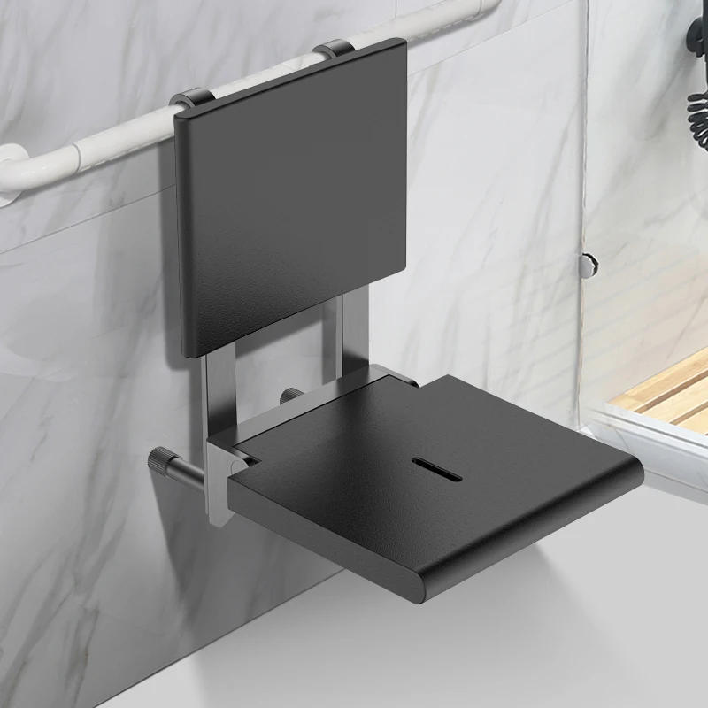 Description Picture 4 of itemElderly Bathroom Bath Folding Seats Stainless Steel Disabled Wall Mounted Shower Chair