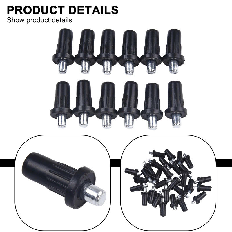 Description Picture 6 of item30pcs Cabinet Door Shutter Repair Spring Loaded Pins Damper Furniture Connector 26x11.6x7.4mm Hardware Home Improvement